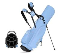 Fonowx Borsa da Golf con Divisori Sacca da Golf, Azzurro, Borsa Da Golf Con Supporto, 7 Scomparti Per Mazze, Tasca Termica Per Bevande E Tasca In Velluto Per Gioielli