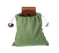 Fonowx Borsa per La Raccolta Sacchetto Multiuso Da Foraggiamento Pouch Da Escursione Portatile con Chiusura a Coulisse Tela Robusta Adatta per Raccolta Fungh, Verde