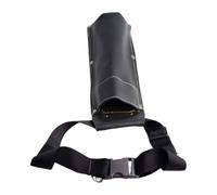 Fonowx Borsa Porta Elettrodi Saldatore Tasca per Utensili Custodia Da Lavoro in Pelle PU Durevole con Cintura Regolabile Adatta per Cantiere E, Nero