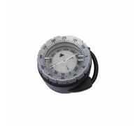 Fonowx Bussola Subacquea Bussola da Immersione Bussola Nautica Strumento di Direzione con Alloggiamento Ruotabile Montaggio su Tubo Del Kit Letture Immediate, Grigio