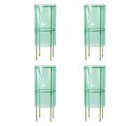 Fonowx Campane da Giardino per Piante Mini Serra Riutilizzabile Protezione Solare Proteggi Le Piante dagli Animali Accessori Copertura per piantine, 4 Pezzi