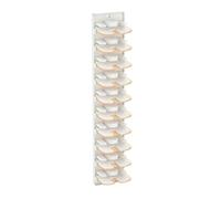 Fonowx Cappelliera Cappelli Organizzatore Berretti Porta Cappelli Rack Parete in PP Robusto Funzione Multipla Adatto per Da Letto Corri, Bianco