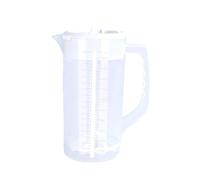 Fonowx Caraffa Acqua Portatile Brocca per Teiera per Tè Freddo Dispenser per Bevande con Asta di Miscelazione E Apertura Ampia Adatta a Feste
