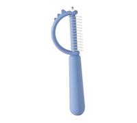 Fonowx Care per Animali Domestici per Che Toeggiano Lo Strumento di Pettine per La Depilazione per I Capelli Da Compagnia, Blu