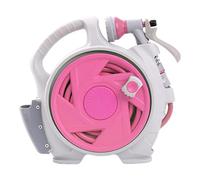 Fonowx Carrello Avvolgitubo da Giardino Tubo Acqua Carrello Avvolgitubo Mini Supporto Portatile Spruzzatore Set Pratico Materiale PP Adatto per Irrigazione P, Rosa