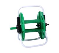 Fonowx Carrello Avvolgitubo Supporto Parete Organizzatore Tubo Avvolgitore Tubo Maniglia Comoda Materiale Pp Adatto per Esterni Lavaggio Auto, Verde