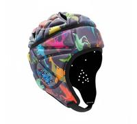 Fonowx Casco Bambini Protezione Anti-collisione Ventilazione Cinturino Regolabile Elasticità Massima Raccomandato per Esercizi Fisici Bambini Attività Sportive Pomeridiane Calcio, Dinosauro Colorato