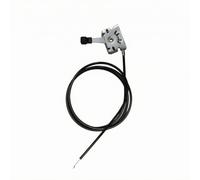 Fonowx Cavo Comando Acceleratore con Piastra di Fissaggio in Metallo E Maniglia Antiscivolo per Decespugliatori E Motocoltivatori Adatto per Regolazione Flessibile