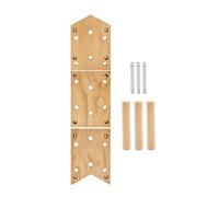 Fonowx Climbing Board Tavola da Allenamento Arrampicata in Legno Multistrato Maniglie Compatta Parete Resistente Adatta a Giovani Appassionati di Fitness Spazi Ristretti Palestra Privata, Stile B