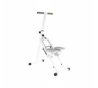 Fonowx Climbing Machine Macchina per Arrampicata Stepper Verticale Attrezzo Fitness Pieghevole con Corda Elastica E Pedali Antiscivolo Adatta a Allenamento Completo a Appartamento, Manico Dritto