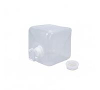 Fonowx Container Contenitore Acqua Pieghevole Tanica Pieghevole Sacca Acqua con Rubinetto Manico Integrato in LLDPE Salvaspazio per Campeggio Auto Escursioni, 5L, Con Rubinetto Finitura Opaca