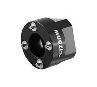 Fonowx Crank Arm cap Remover Strumento Robusto per Smontaggio Installazione Cappuccio Manovella CNC Funzionale Adatto per Manutenzione Biciclette Garage, Nero Senza Copertura
