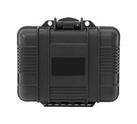 Fonowx Custodia Ermetica Scatola Porta Attrezzi Organizer Impermeabile Resistente in PP Antiurto Antipolvere per Materiali Sensibili Adatta per Trasporto Lav, Nero