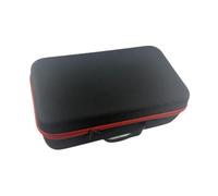 Fonowx Custodia per Trapano Elettrico Organizzatore Da Viaggio Borsa per Attrezzi Valigetta Portautensili con Rigido Antiurto Adatta per Trasporto E, Cerniera Rossa