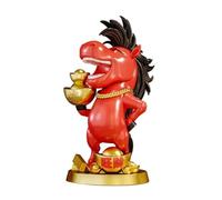 Fonowx Decorativo Raffinato | Finitura Dipinta a Mano, Statuetta con Lingotto, Stile Tradizionale, Decorazione, per Soggiorno, Ufficio, Collezionisti, Rosso