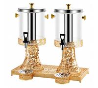 Fonowx Distributore di Bevande con Rubinetto Multiuso Distributore di Bevande con Coperchio Trasparente per Eventi Catering, Feste