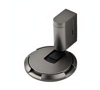 Fonowx Door Stopper Fermaporta Ferma Porta a Ventosa da Pavimento Paracolpi Antisbatto Montaggio Senza Fori Pulito Lega di Zinco con Finitura Elettroplaccata Adatto per Bagno