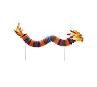 Fonowx Dragon Dance Paper 3D Drago di Carta di Capodanno Cinese Giocattoli di Drago di Carta Fatti a Mano per Ufficio, 1.5 Milioni