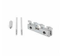 Fonowx Drum Clamp Morsetto Percussioni Staffa Batteria Supporto Universale Metallo Trattato Antiusura a Manopole Grandi per Fissaggio Stabile Espansione Set