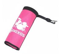 Fonowx Drumstick Storage Case Supporto Bacchette Tamburo Portabacchette Clip Contenitore Custodia Materiale Acciaio E Tela Montaggio su Rullante Studio Palco, Rosa, Rosa, Rosa