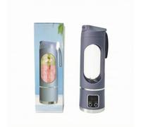 Fonowx Estrattore Succo Elettrico Senza con Contenitore Trasparente E Apertura per Bere con Coperchio per Miscelare Ingredienti in Efficiente atto per,