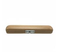Fonowx Flauto Custodia Testata Scatola Porta Accessori in Legno con Rivestimento Interno Morbido E Chiusura Sicura Adatta per Trasporto in Lezioni Prove Spettacoli, Legno Naturale