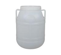 Fonowx Fusto Multiuso in HDPE Riutilizzabile | Alimentare, Botte da 25 Litri per Fermentazione, Extra Spesso, Contenitore con Manici l Trasporto, Manico 50