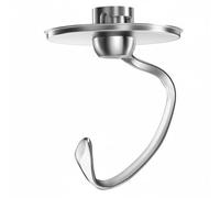 Fonowx Gancio Impastatore Accessorio Universale Impasti Frusta Impasto Pane Rimozione E Installazione Facile Adatto per Cucina Preparazione Dolci, 4.5-5qt, Gancio Impasto Ss