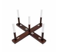 Fonowx Gioco Lancio Anelli Lancio Anelli Bersaglio con di Punteggio Chiaro Design Rustico Adatto per Cortile Feste di Quartiere Giochi per Tutte le Età
