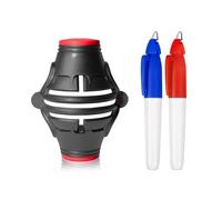 Fonowx Golf Putting Aid Strumento Allineamento Putt Marcatore Palla Guida Linea Accessorio Allenamento Supporta Allineamento Costante nel Tempo con Segni