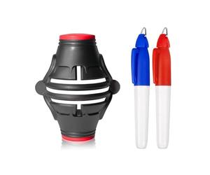Fonowx Golf Putting Aid Strumento Allineamento Putt Marcatore Palla Guida Linea Accessorio Allenamento Supporta Allineamento Costante nel Tempo con Segni