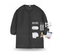 Fonowx Grembiule Da Pittura Impermeabile per Bambini con Maniche Lunghe Protegge I Vestiti Durante Le Lezioni di Cucina E Pranzo Adatto Come Regalo in C