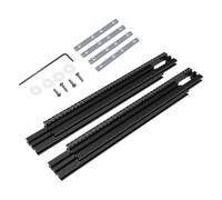 Fonowx Guida Ausiliaria di Supporto Regolabile per di Strutture per Maschere di Instradamento, Guida per Scanalatura per Fresatrice per Rifilatura, P, 40 Cm