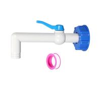 Fonowx IBC Tote Adapter Adattatore per Serbatoio Acqua Rubinetto Valvola con Filettatura Precisa Chiusura Sicurezza Materiale PP Adatto per Ambienti Domestic, Style D