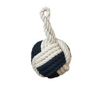 Fonowx in Corda Robusto | Pesante, Nautico con Maniglia, Intrecciato a Mano, Fermo, per Casa, Bar, Palla -bianco