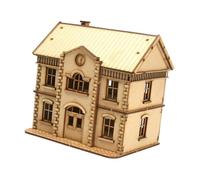 Fonowx Kit di Modellismo di Un Edificio Europeo in 1/72, con Tetto Apribile, Facile da Assemblare E Accessorio Regalo.