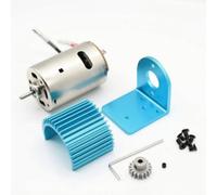 Fonowx Kit Motore per Auto Telecomandata con Dissipatore Termico Componente Industriale per W-leei 124006 12427 12428 12423 con Ingranaggio Motore E Viti di