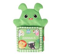 Fonowx Libri in Stoffa per burattini a Mano. Il Libro in Stoffa per Animali da Bambino Non può strapparsi e mordere per l'attività, Piccolo Bruco