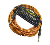 Fonowx Linea di interconnessione bilanciata, cavo per strumenti elettrici, cavi patch per chitarra, cavo per chitarra elettrica per amplificatore, 3m rosso giallo