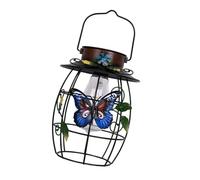 Fonowx Luce Solare Esterna, Luce da Giardino, Lampada a Sospensione per Recinzione, Tavolo da Giardino