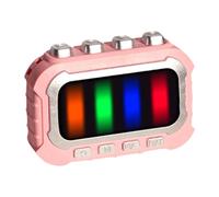 Fonowx Macchina per Giochi Ritmici, Puzzle Interattivo, Giocattolo Musicale Portatile, Gioco Educativo, Dispositivo di Gioco Portatile per L'intrattenime, Rosa, Taglia unica bambino