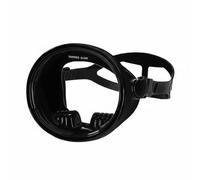 Fonowx Maschera Subacquea Maschera Occhialini Visiera Schermo Facciale con Lente in Vetro Temperato Trasparente E Trattamento Antappannamento Struttura in PC , Nero