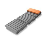Fonowx Materasso Gonfiabile Auto Materassino Letto Gonfiabile Cuscino Supporto Collo Pompa per Superficie Morbida Struttura Canali Adatto per Viaggi su Strada Campeggio Dormire in