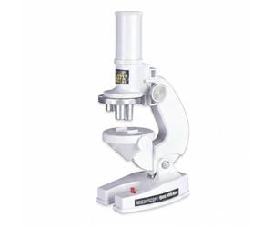 Fonowx Microscopio per Bambini Kit Didattico Studenti Gioco Scientifico Esame Osservazione Ingrandimenti 100X 200X 450X con Vetrini Etichette Pinzette Custodia Adatto per Scuola Laboratori Scienze