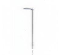 Fonowx Mini Lampione Stradale in Lampione Modello LED Palo Luce Miniatura Diorama Testa Singola Metallo per Scene Notturne Realistiche Colore Luce, Moderno-B