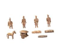 Fonowx Mini Statue, Set di Statuette, Statuette in Miniatura Multifunzionali Fatte a Mano, Decorazioni da Tavolo per Ufficio, Casa E Scrivania.