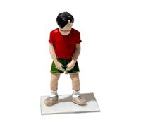 Fonowx Miniature di Persone, Figure Umane in Resina, Modelli per Diorama, Statuette Dipinte con Dettagli, Accessori Umani, Decorazioni Adatte per Plastici Fe, Ragazzo Che Fa Pipì