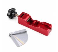 Fonowx Misuratore Gioco Candele Robustezza Elevata con Corpo Metallico Lungo E Canale di Lavoro Benzina Adatto per Assistenza Veicoli, Rosso, Include Lo Spessimetro