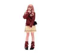 Fonowx Modellino in 1/18 di Una Ragazza con I Capelli Rosa, da Collezione, per Decorazione di Diorami, con Borsa a Tracolla, Progetti Fai da Te, Figura