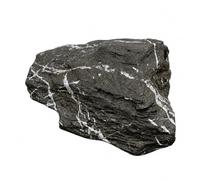 Fonowx Modello di Roccia Paeggistica in PU Realistico Modello di Pietra Scura con Rilievi Stratificati a Bas Manutenzione per Giardino, Parchi, Mostre, Stile A